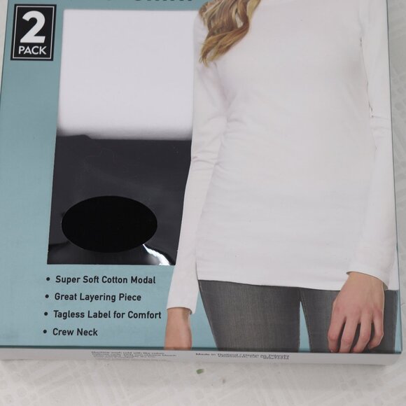Felina Long Sleeve 2-Pack T-shirt Size XL New in Box - Picture 4 of 8